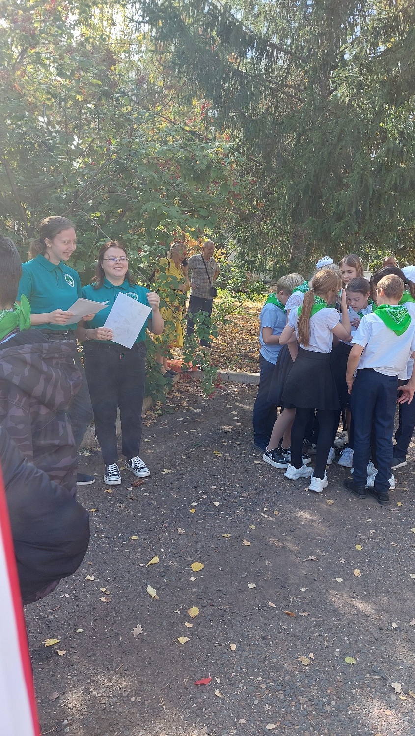 Участники МВС Оренбургской области приняли активное участие в организации и проведении  мероприятия «Посвящение в юные экологи»